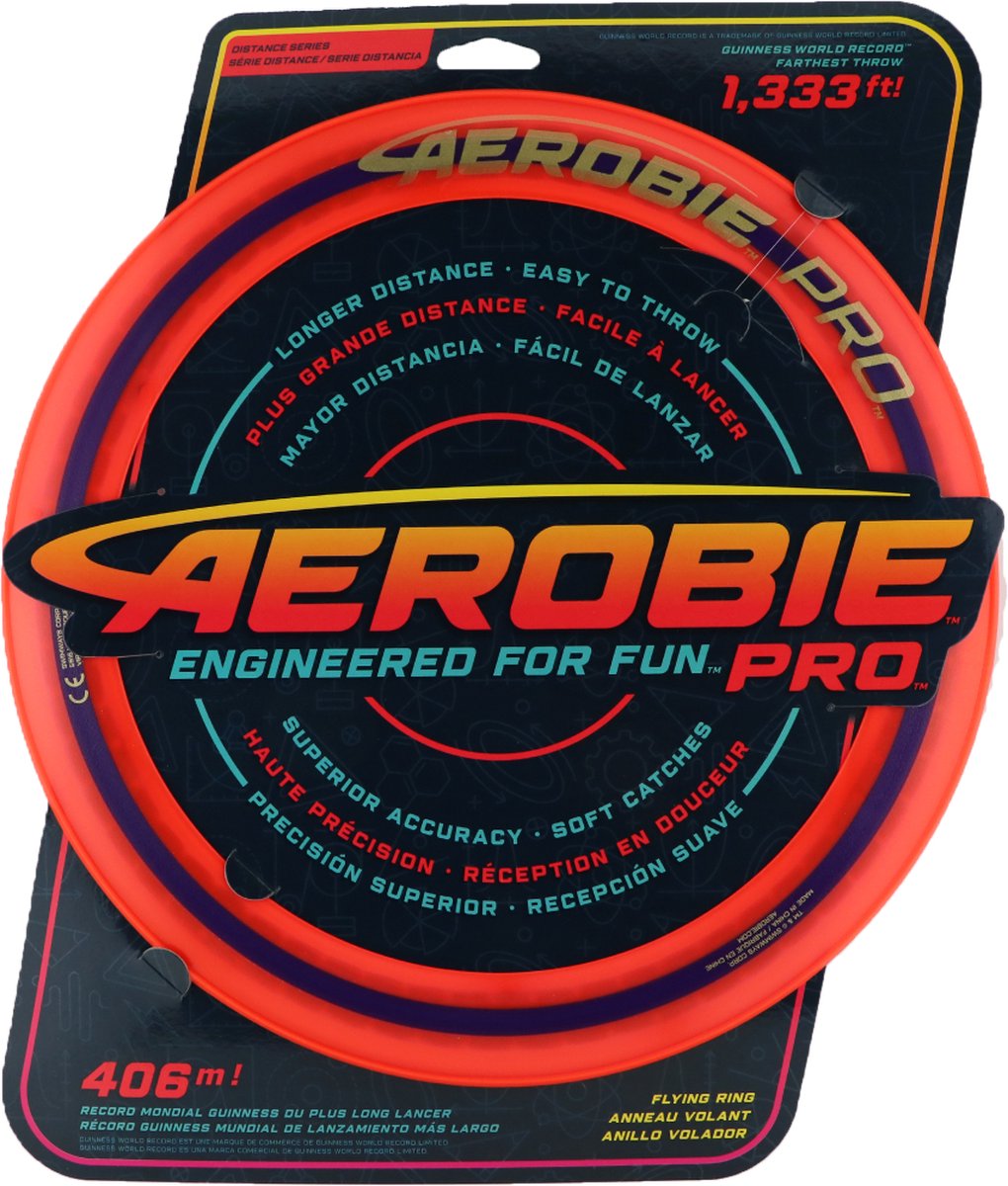 Aerobie Frisbee Pro Ring 33 Cm Rouge