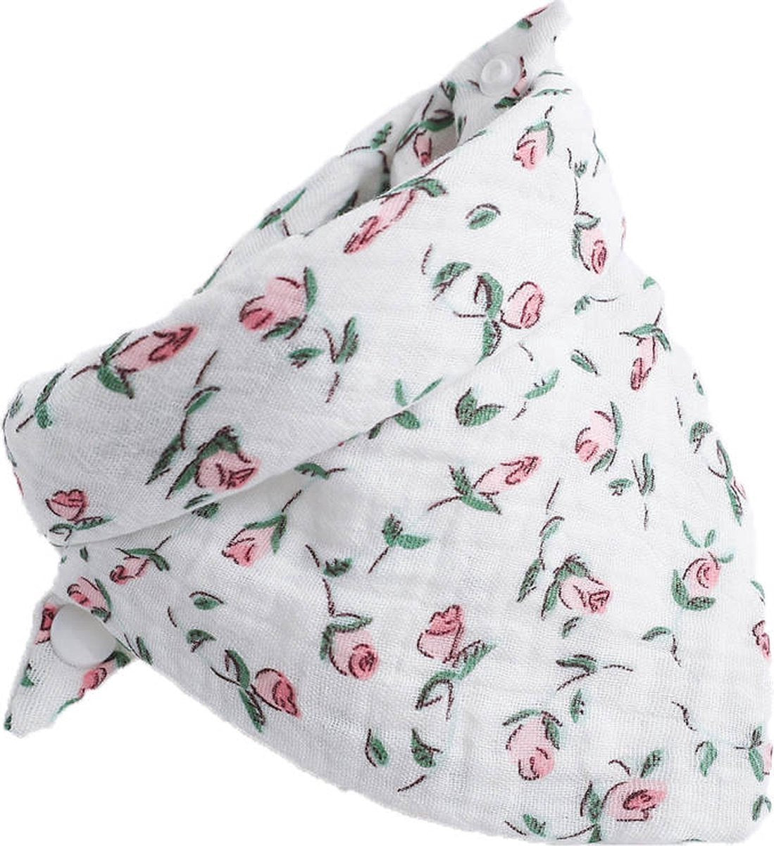 7 pièces Bavoirs Bandana Hydrophile - Pois Hartjes Imprimé Floral