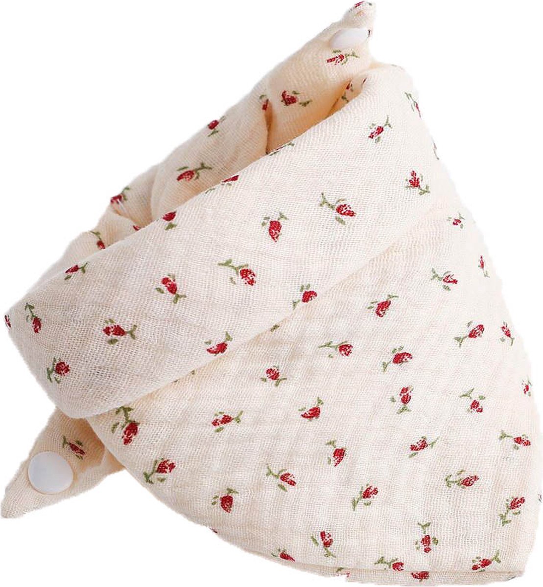 7 pièces Bavoirs Bandana Hydrophile - Pois Hartjes Imprimé Floral