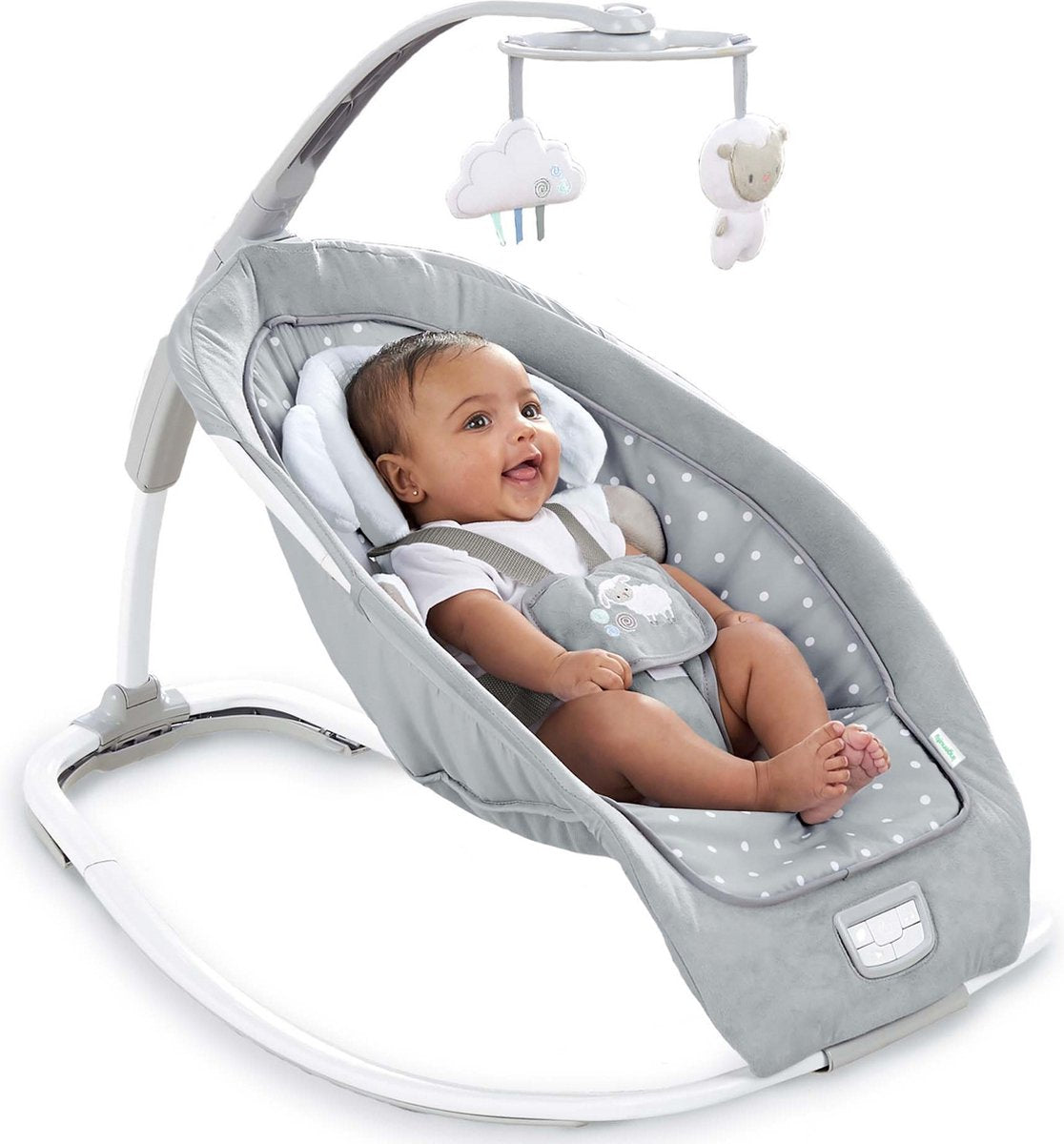 0m + Siège berçant Cuddle Lamb 0-18 kg / BabyCradle