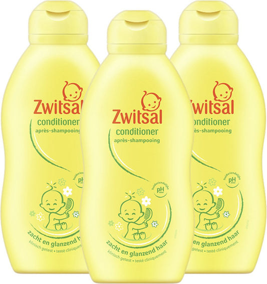 Zwitsal - Après-Shampoing Bébé - 3 x 200ml - Pack discount