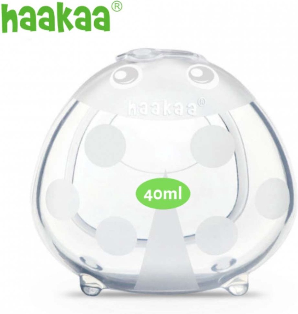 2x Haakaa de Lait en Silicone Haakaa (75ml) Ladybug