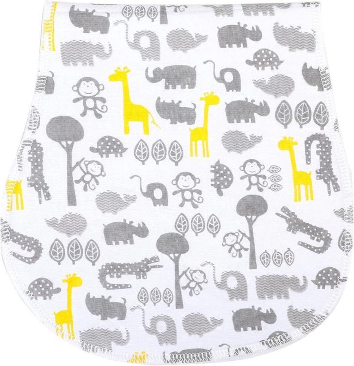 4 pièces - Chiffons à rots Bébé en coton waterproof avec polaire - Renard - Lingettes buccales - Bavoirs - Chiffons à rots pour garçons filles