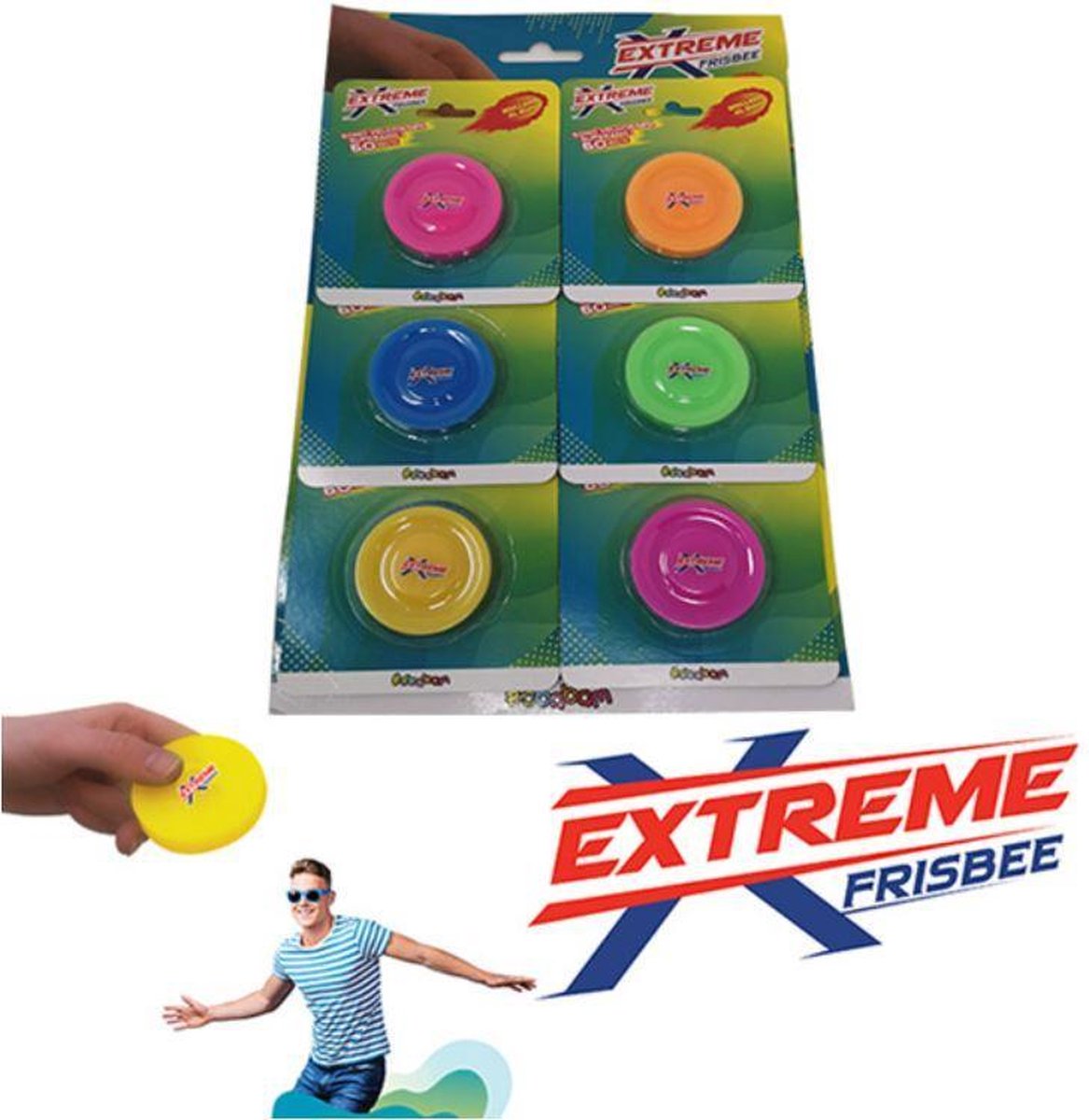 2 pièces Extreme frisbee Glow in the Dark