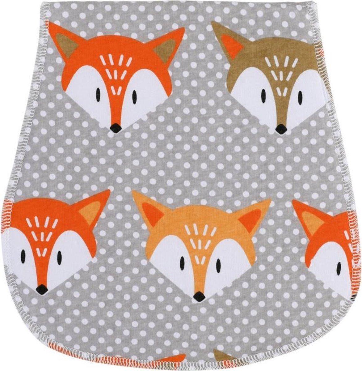 4 pièces - Chiffons à rots Bébé en coton waterproof avec polaire - Renard - Lingettes buccales - Bavoirs - Chiffons à rots pour garçons filles