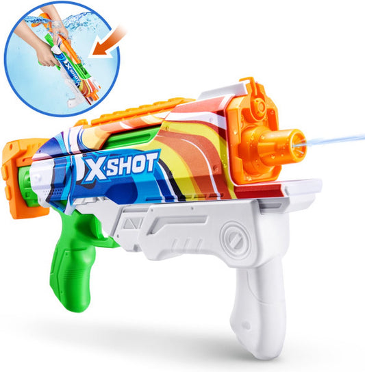 ZURU - X- Shot Water Fast-Fill Skins Hyperload Water Blaster - Cruiser Print - Pistolet à eau - 500 ML