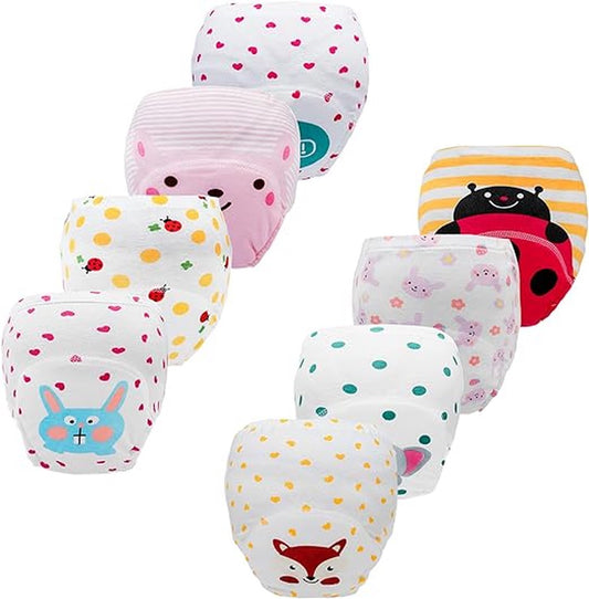 Adorel Lot de 6 Pantalons de sport Bébé Filles en Katoen lavable