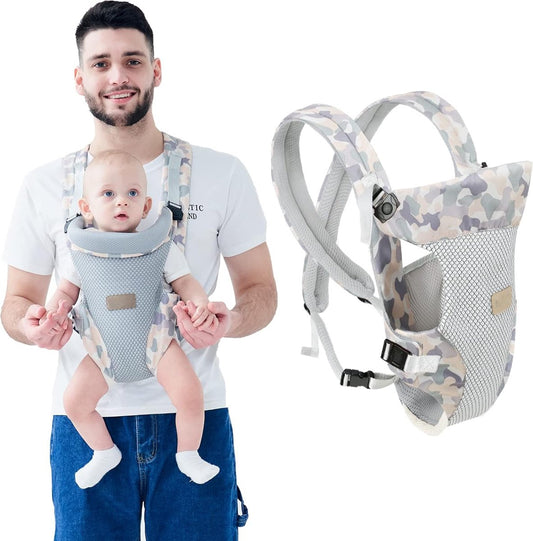 (Style B) Porte-bébé - Porte-bébé ergonomique mains libres 4 en 1 pour nouveau-nés - Porte-bébé souple - pour bébés de 3 à 20 kg de 3 à 36 mois - Porte Bébé - Porte-bébé - Porte-enfant - Porte-bébé - Drager bébé