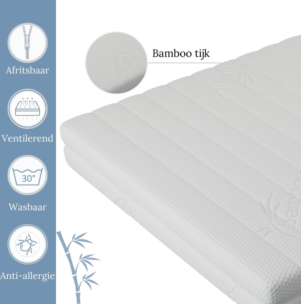 Ada Sleep Kids - matelas mousse froide 60x120x10 - lit - housse lavable - hypoallergénique - certifié CertiPUR® et Okoetex