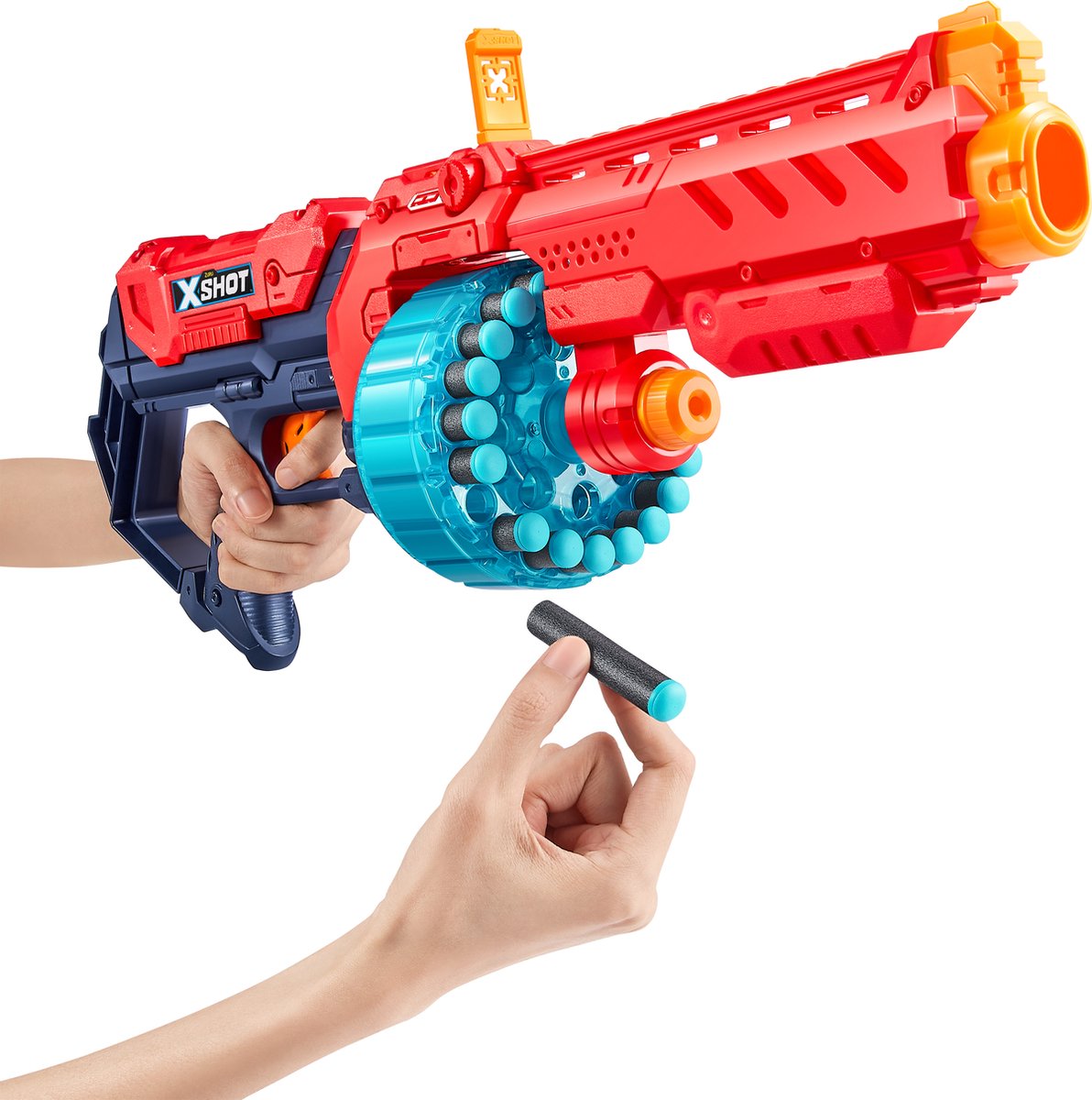 ZURU X- Shot Excel Turbo Fire Blaster - Blaster jouet - 48 fléchettes