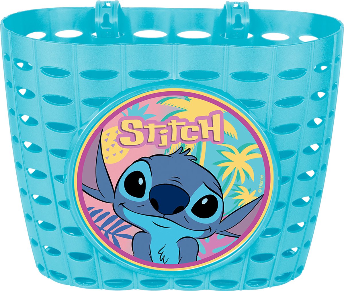 Accessoires de vélo Lilo & Stitch ; Panier, Corne, Franges et Éventail