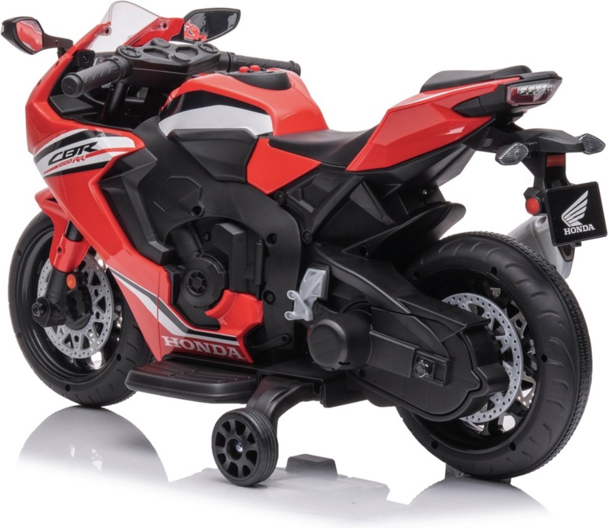 " Moto électrique Kinder Honda CBR 6V - Rouge avec Roues d'entraînement - Le cadeau de Noël parfait pour les petits Motorfans! "