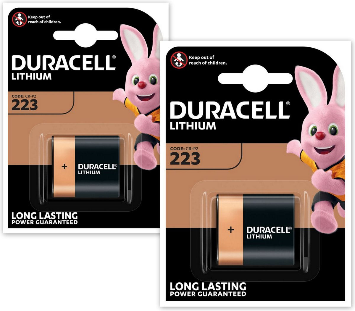 2x Duracell DL223A Ultra Photo bls1