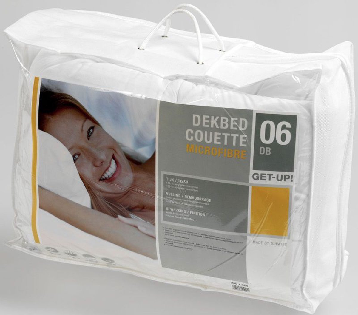 ABZ - Couette microfibre 100x135cm - Blanc