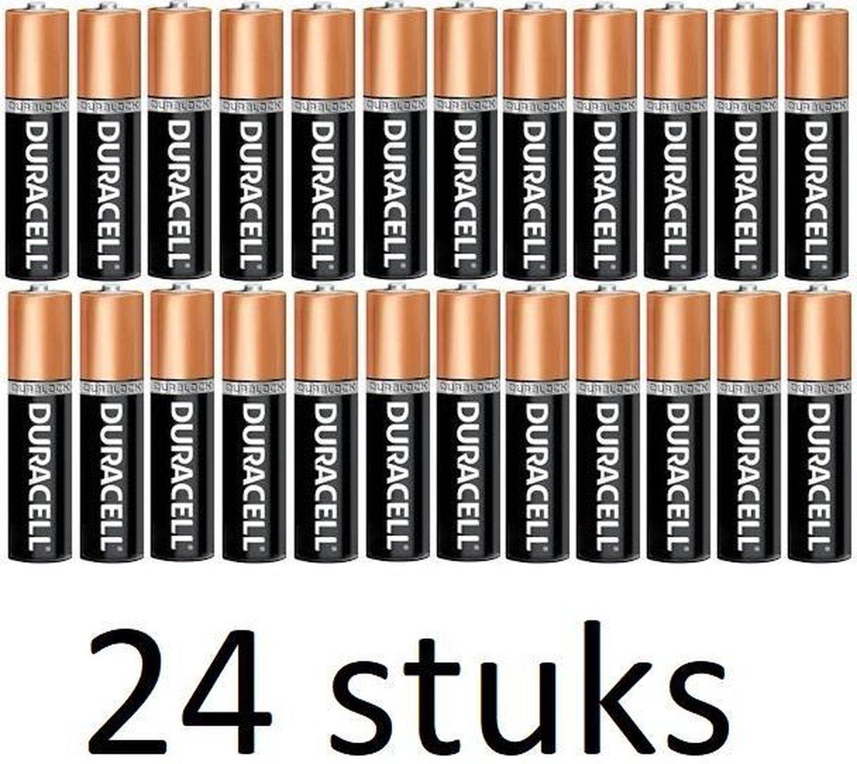 24 piles alcalines AAA Duracell