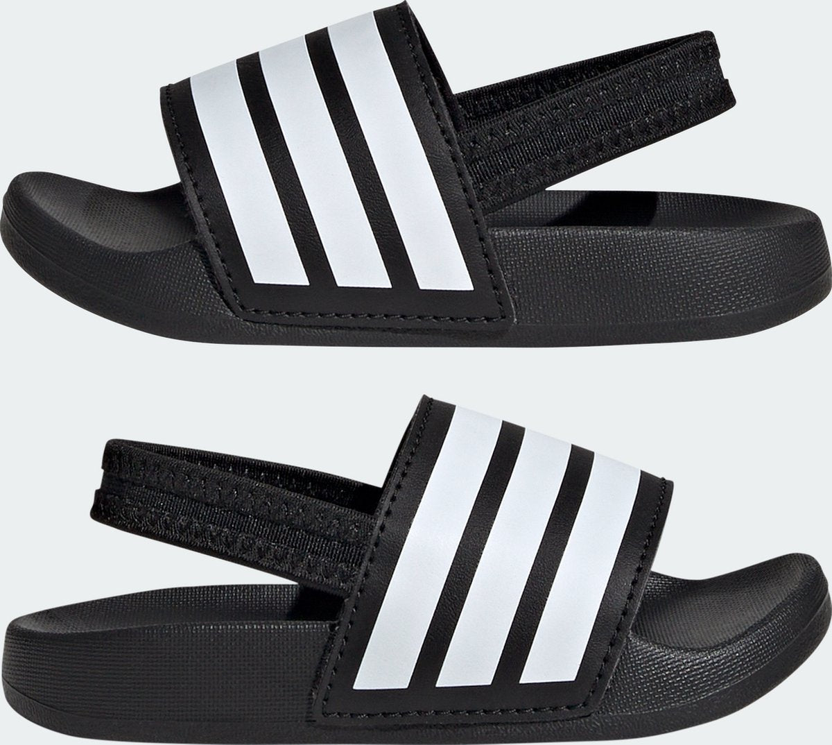 adidas Sportswear Claquette Adilette Estrap Enfants - Enfants - Noir - 27