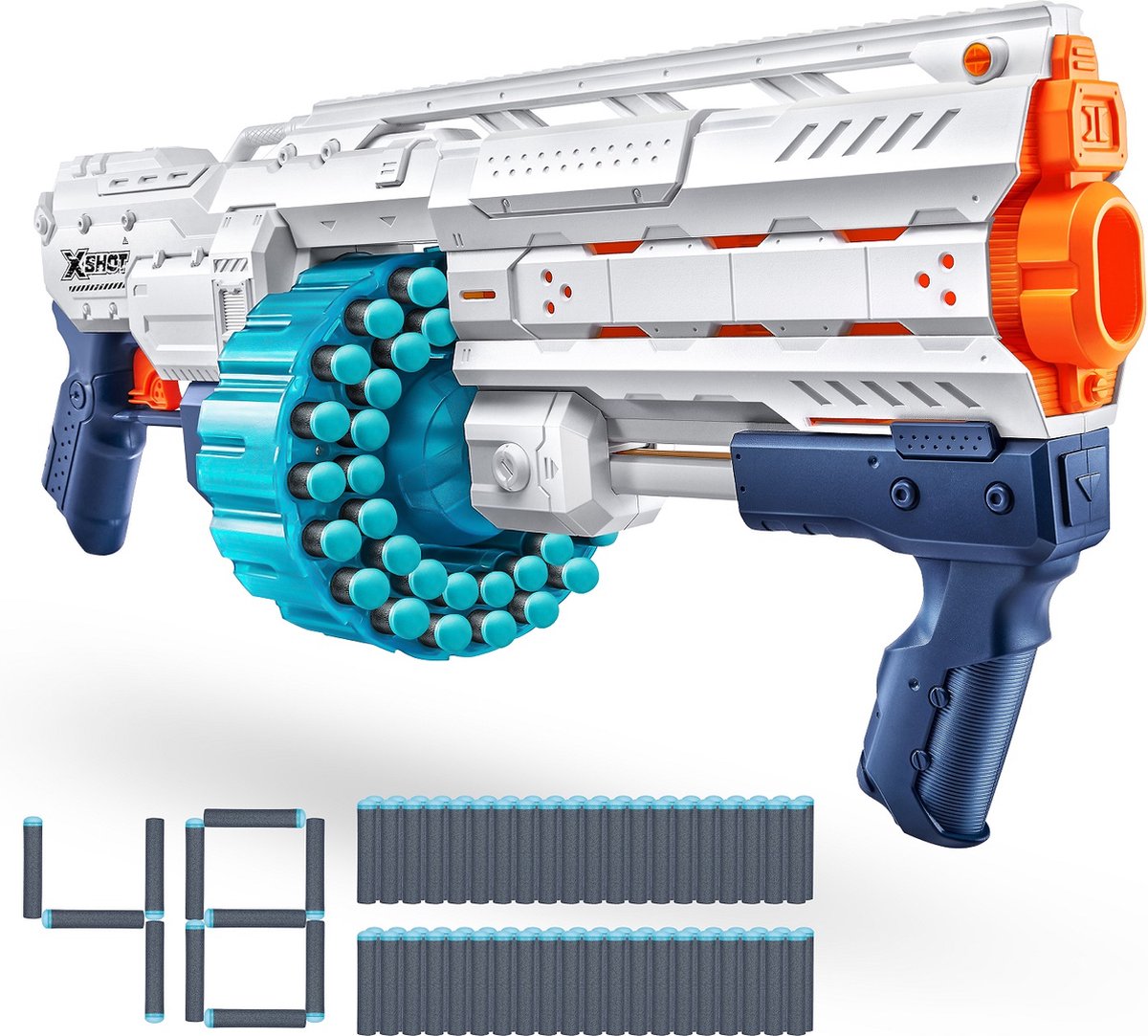 ZURU X- Shot Fortress - Blaster - 48 fléchettes