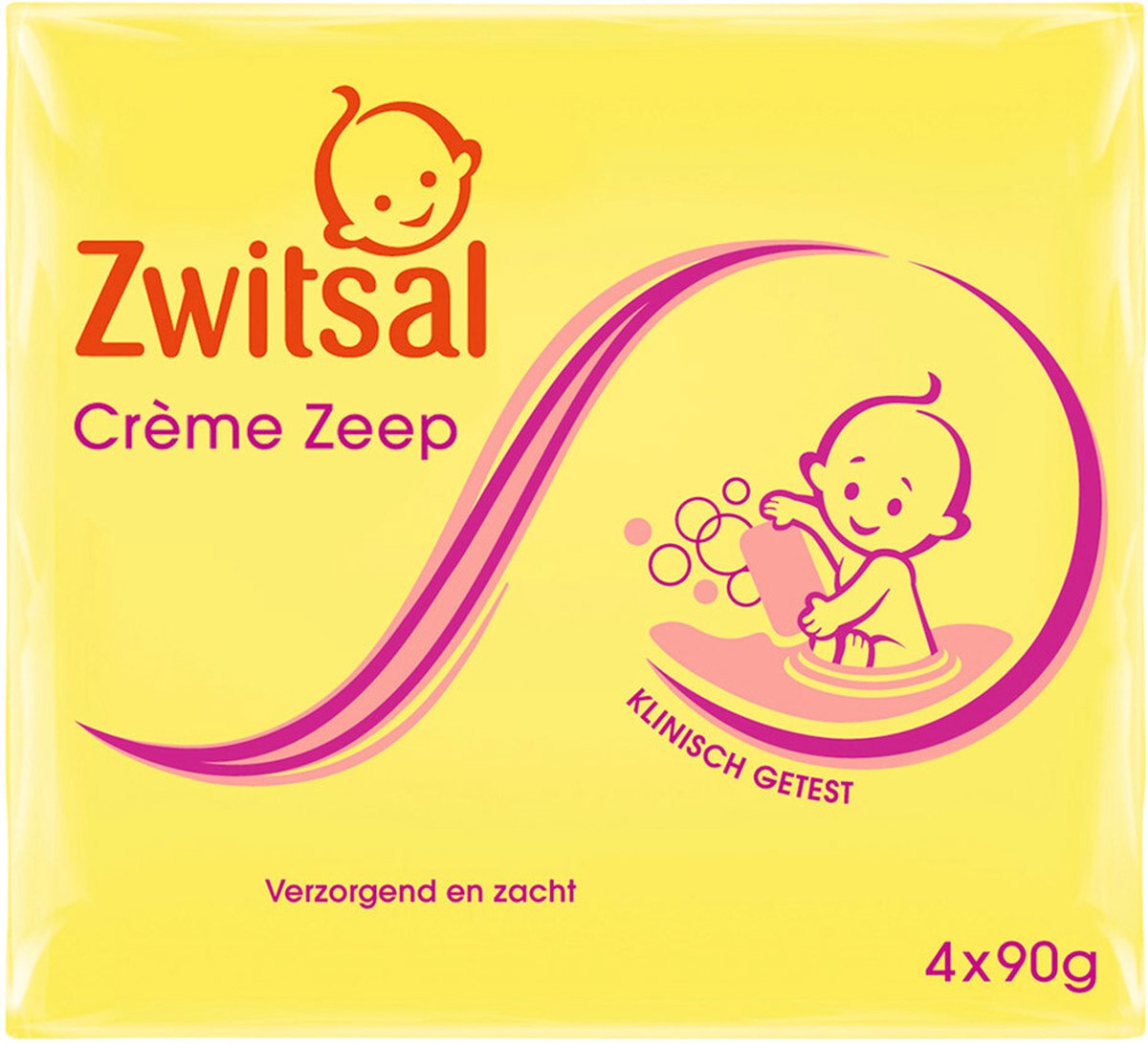 Zwitsal - Savon Crème - 12 x 90g - Pack discount