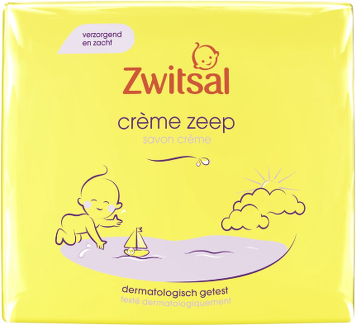 Zwitsal - Savon Crème - 6 x 90g - Pack discount