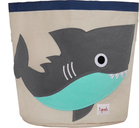 3 Sprouts - Jouets - Panier de rangement - Requin