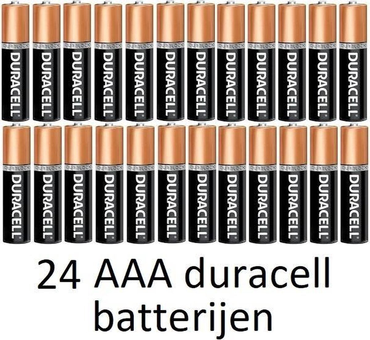 24 piles alcalines AAA Duracell