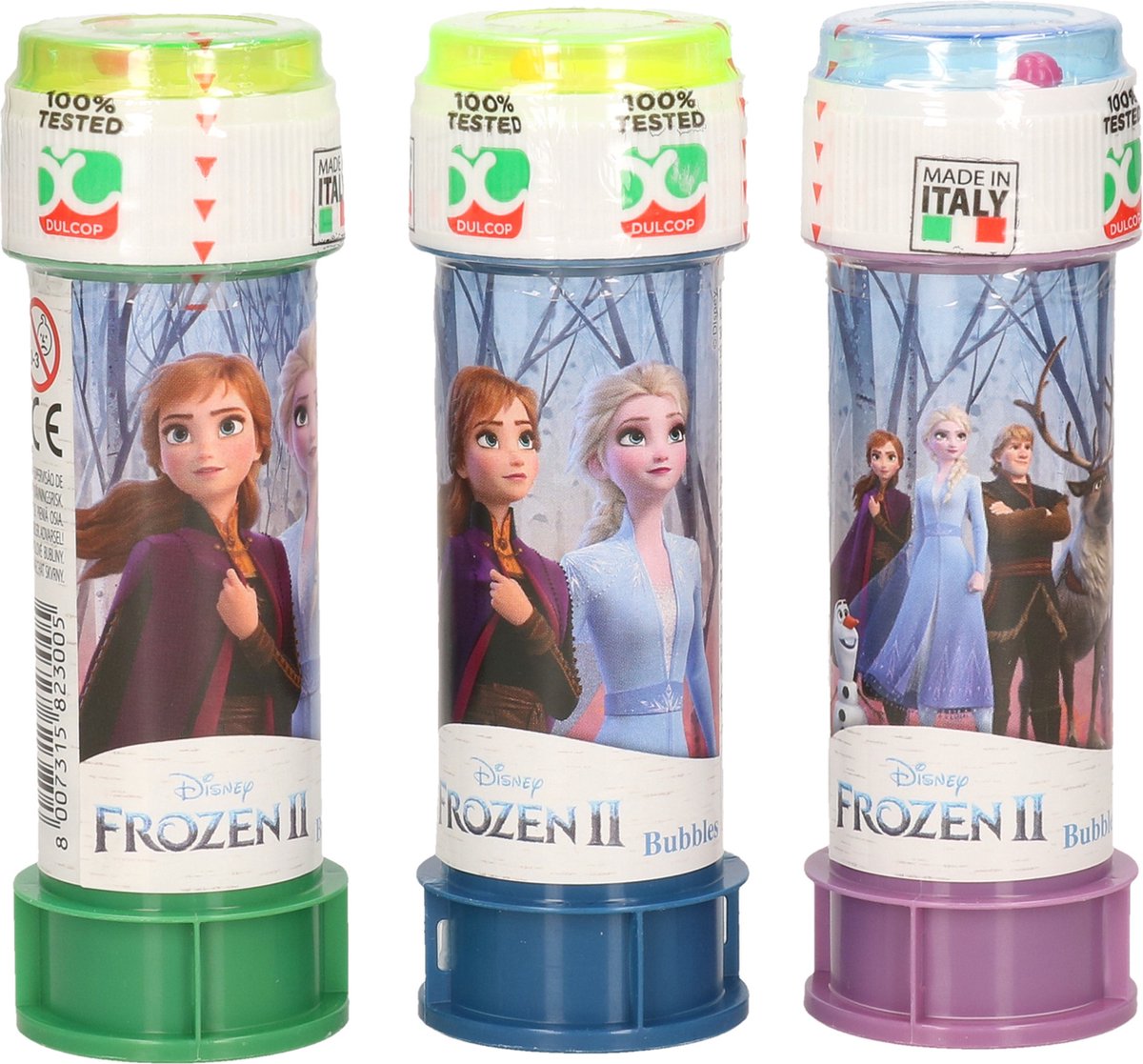 3x La Reine des Frozen 2 bouteilles à bulles avec jeu 60 ml pour enfants - Jouets distributeurs - speelgoed à saisir