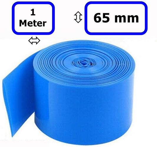 1 mètre de 65 mm de gaine thermorétractable en PVC BatteryPack