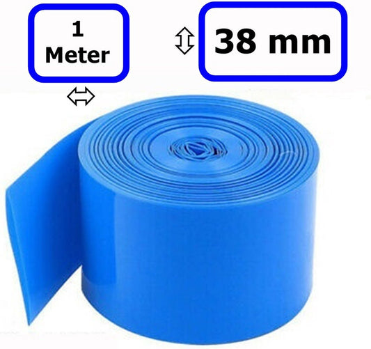 1 mètre de 38 mm de gaine thermorétractable en PVC BatteryPack