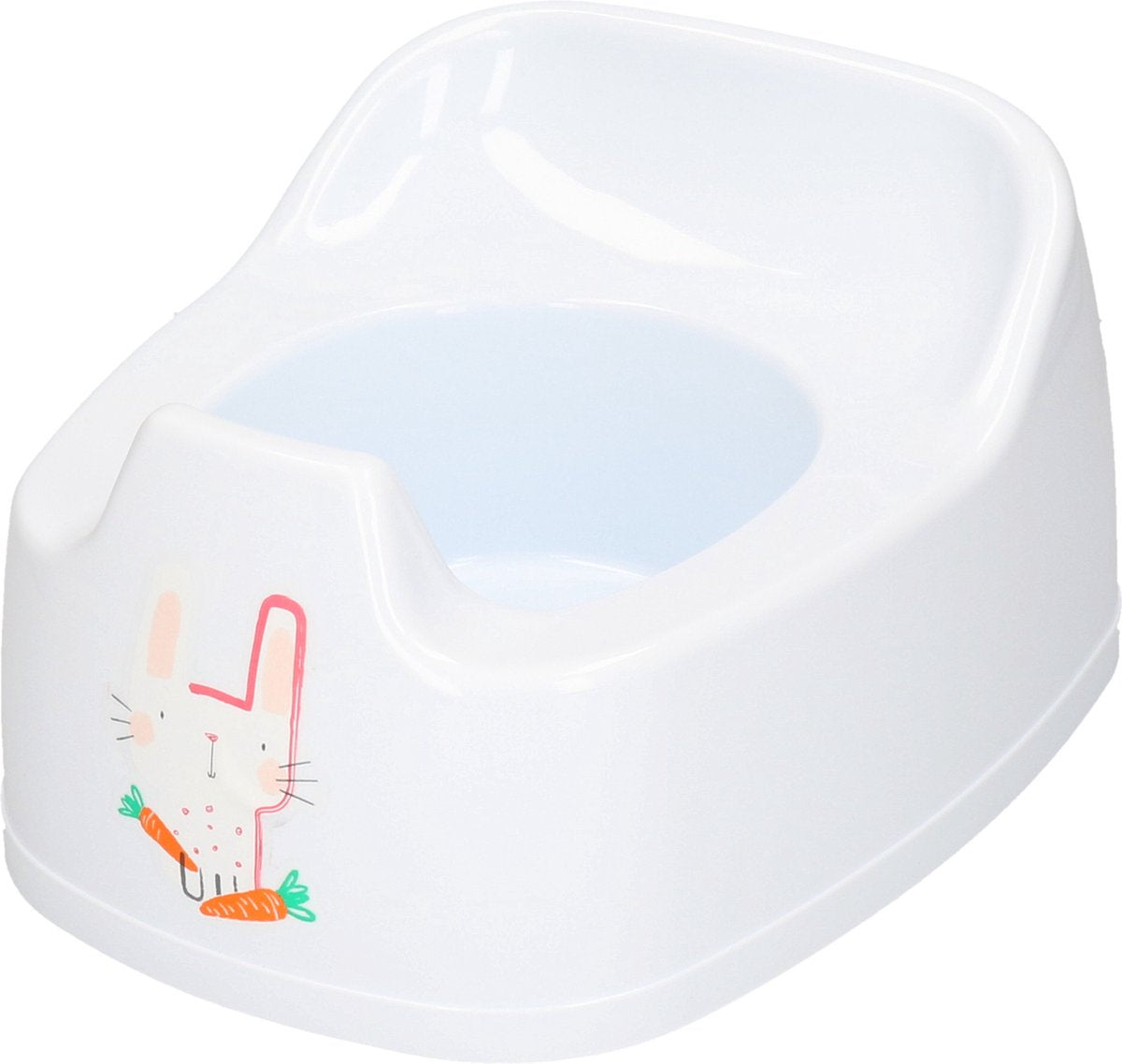 1x Pot Bébé/ bambin pipi / pot de toilette blanc imprimé avec ours 27 cm - Apprentissage de la propreté - Pot bébé