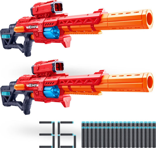 ZURU - XSHOT - Excel Ranger X8 Blaster Pack de 2 (36 fléchettes) de ZURU