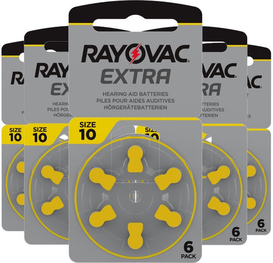 30 Rayovac 10, 5 Plaques