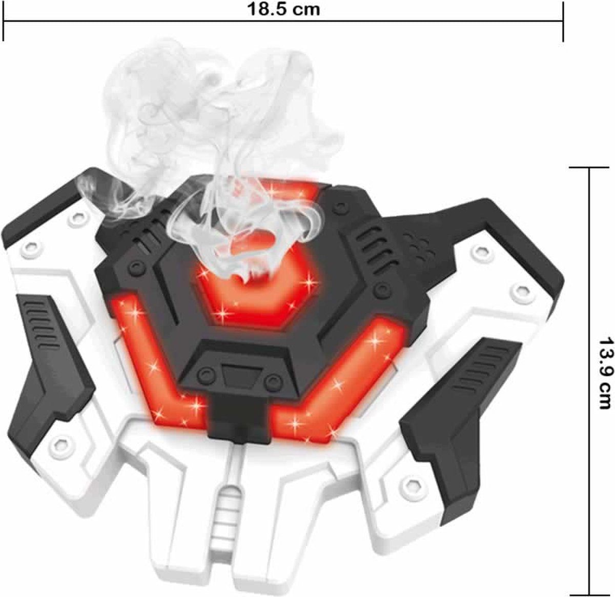 4 pistolets laser + 4 gilets vapeur d'eau laser tag - Pistolets laser KidsTag pour les enfants à partir de 6 ans