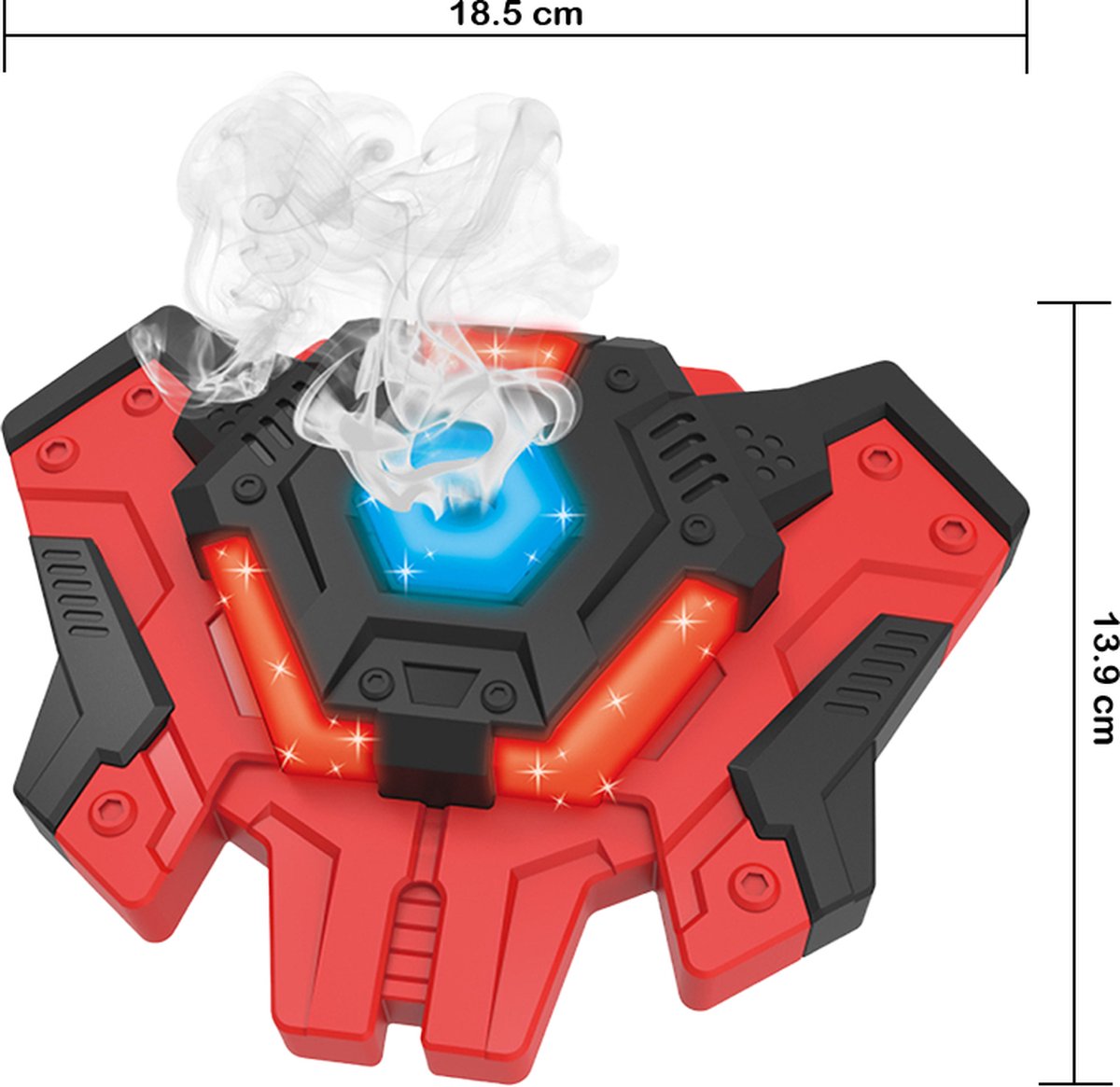 2 pistolets laser + 2 gilets vapeur d'eau laser tag - Pistolets laser KidsTag pour enfants à partir de 6 ans