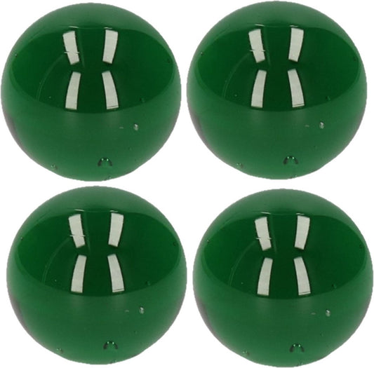 4x morceaux de marbre vert 6 cm - Bonken - Mega grosses billes speelgoed