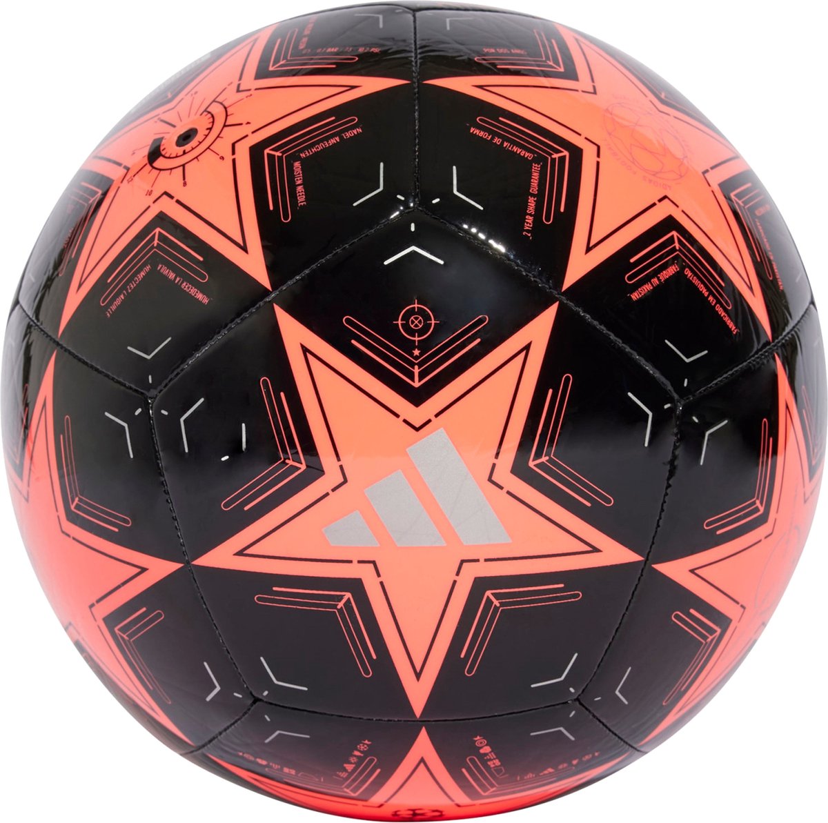 adidas Ball de Club de la Champions League de l'UEFA IX4064, Unisexe, Zwart, Ballon de Football, Taille: 3