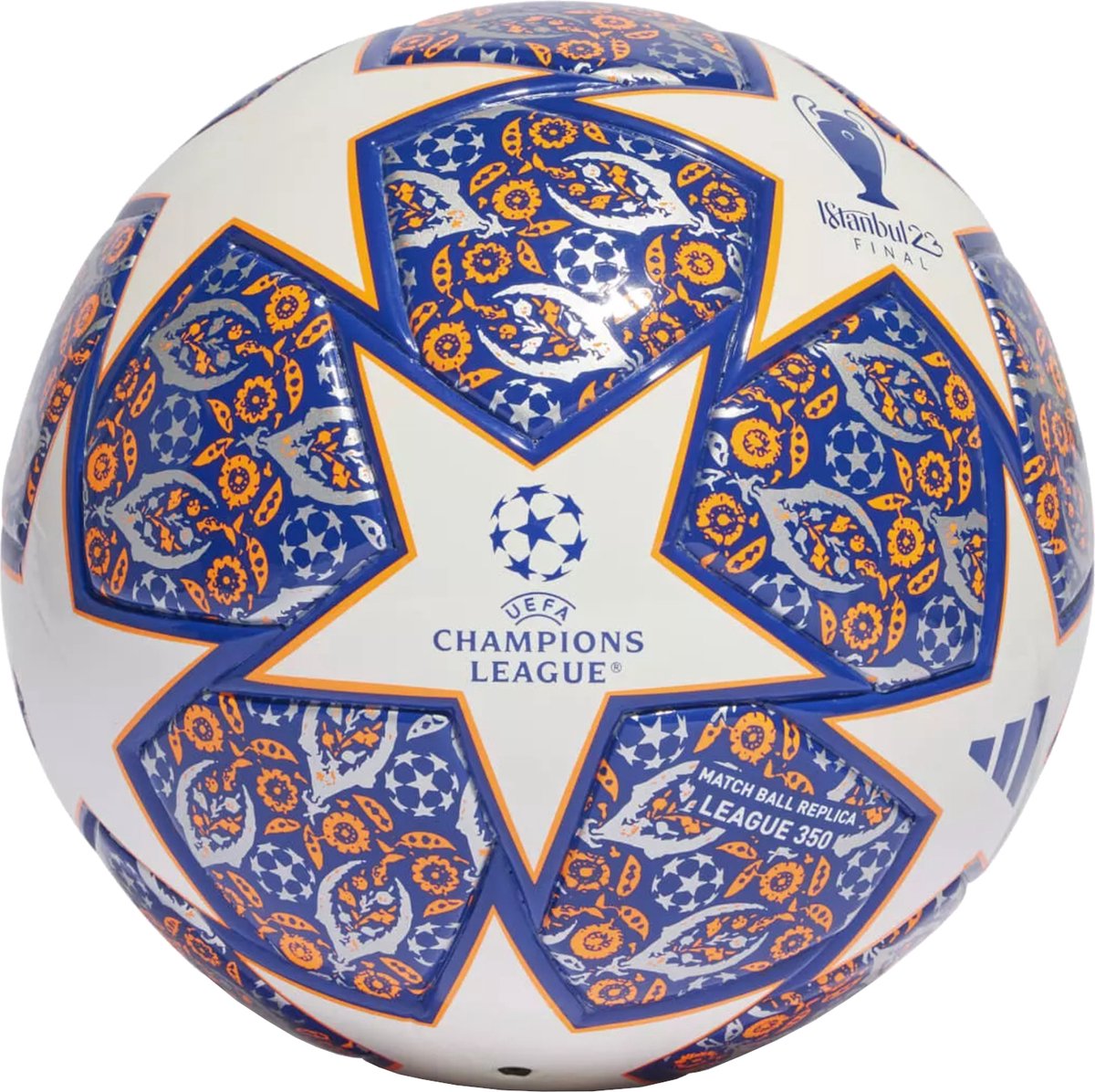 adidas UEFA Champions League J350 Istanbul Ball HT9008, unisexe, bleu marine, ballon de football, taille : 4