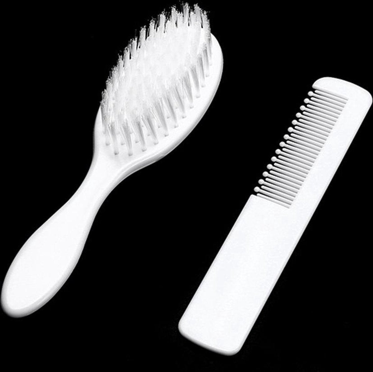 *** Brosse et peigne pour Bébé - Poils doux - Soins doux - Les premiers cheveux de Heble ® ***