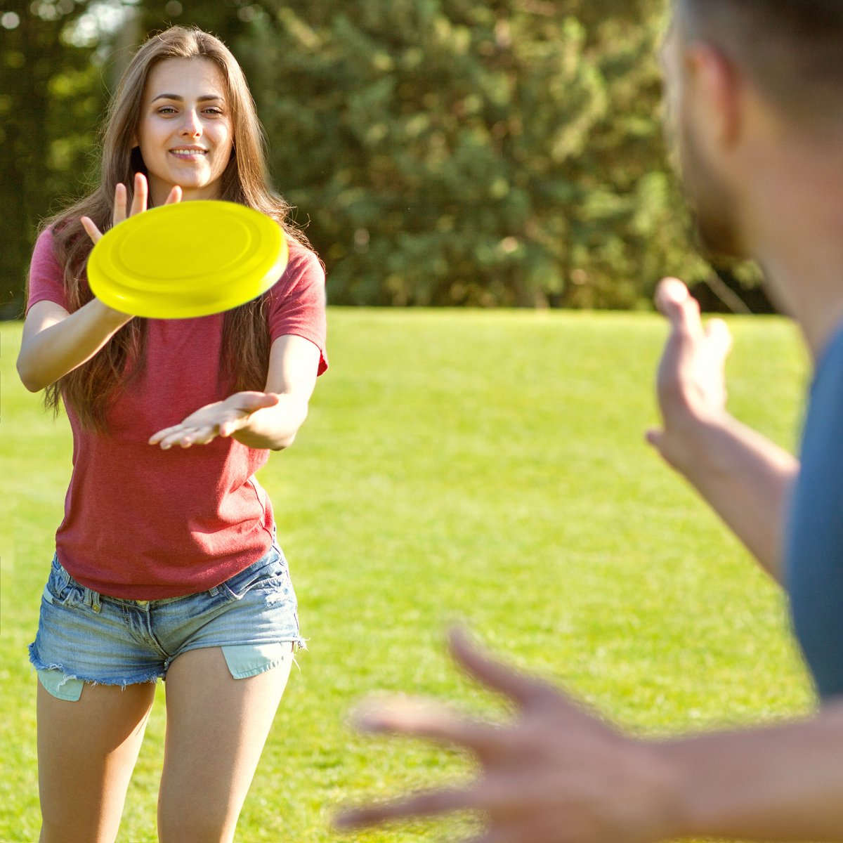 12 Frisbees colorées - Choix de couleurs vives, soucoupes volantes - Amusement idéal pour les adultes et les enfants.