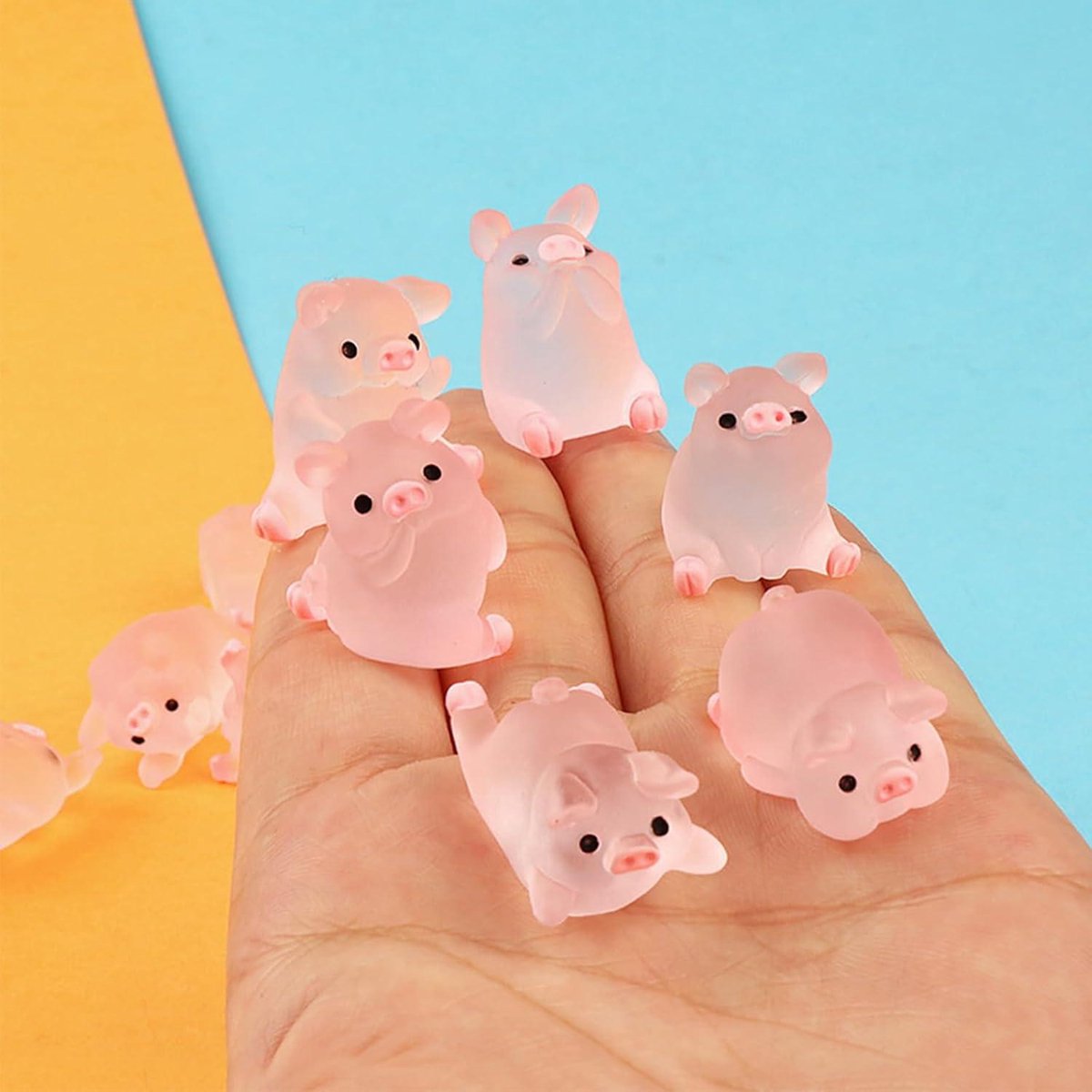 18 petits cochons porte-bonheur pour une décoration de gâteau faite main - faites-le vous-même