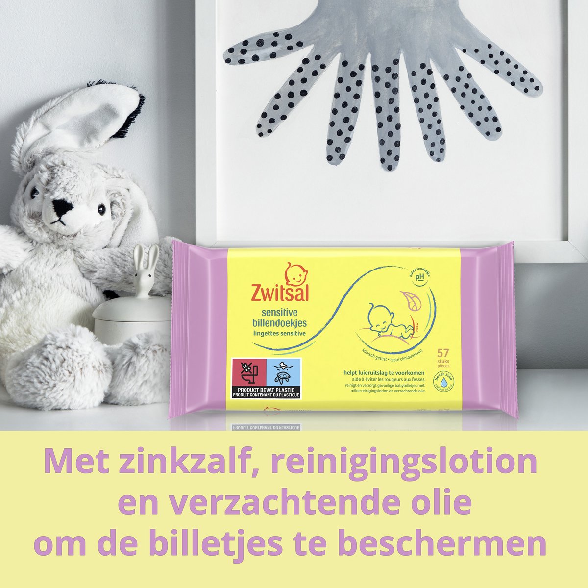 Zwitsal Bébé Lingettes Sensitive - 1368 Lingettes - Pack Zwitsal