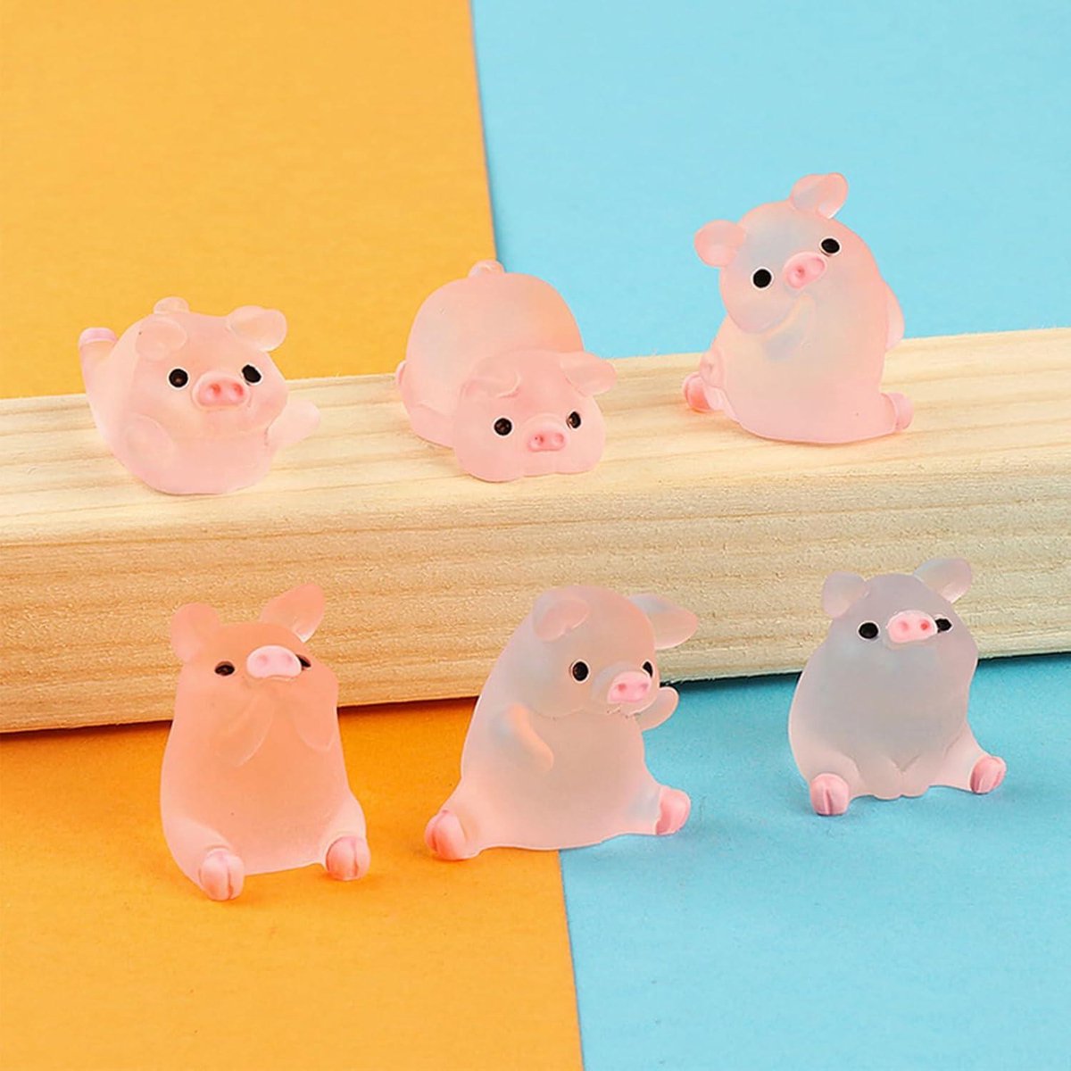 18 petits cochons porte-bonheur pour une décoration de gâteau faite main - faites-le vous-même