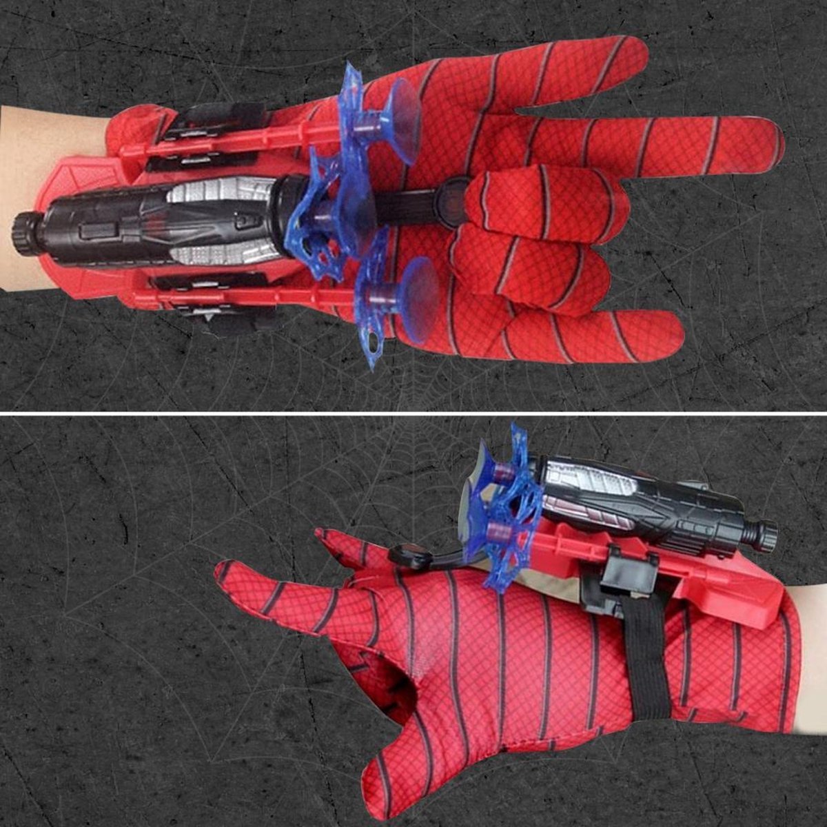 2X Web shooter - Basé sur Spiderman - Gants - Lanceur - Jouets - 2 pièces - Pour deux mains