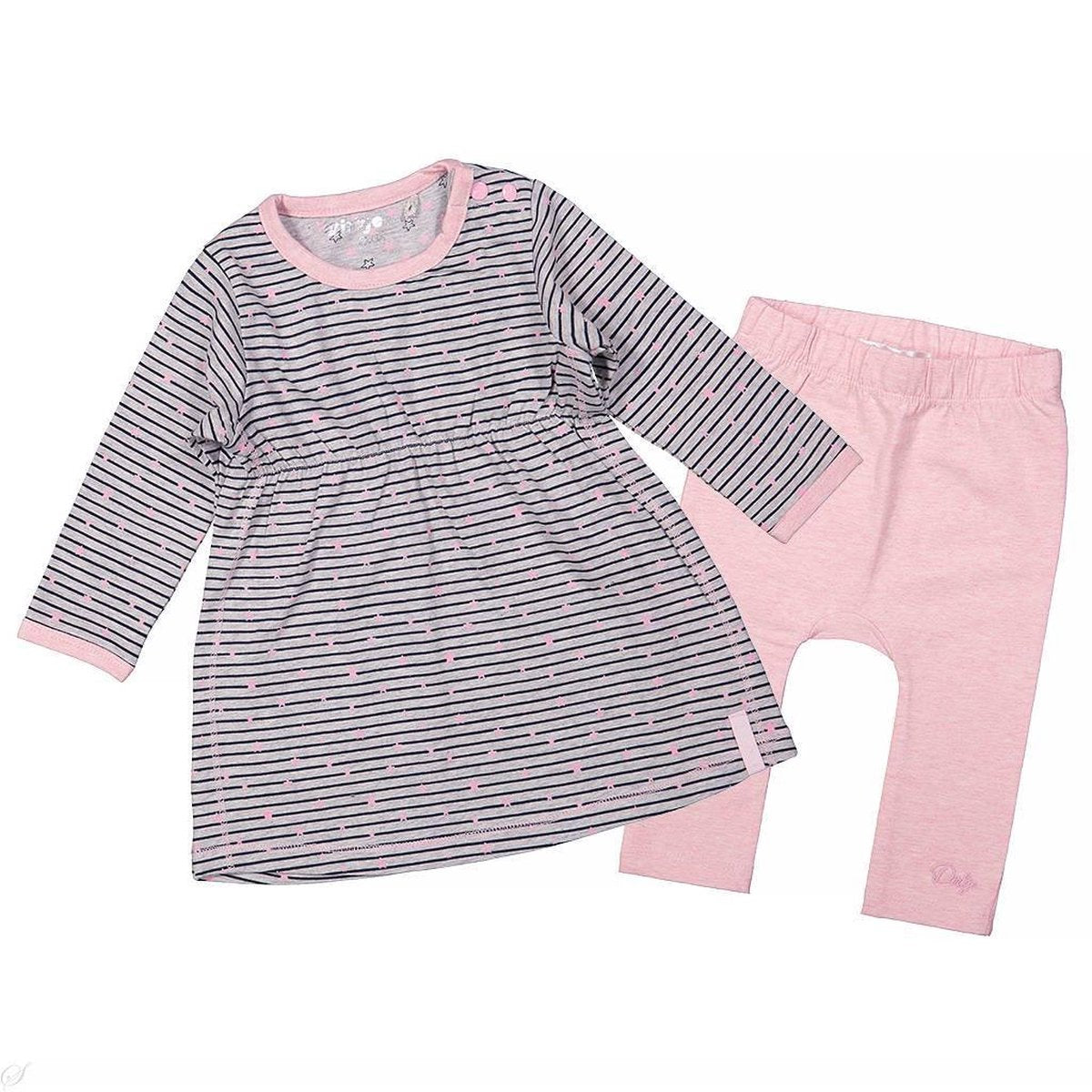 50 - Robe Dirkje Stripe Grey mêlée taille 50