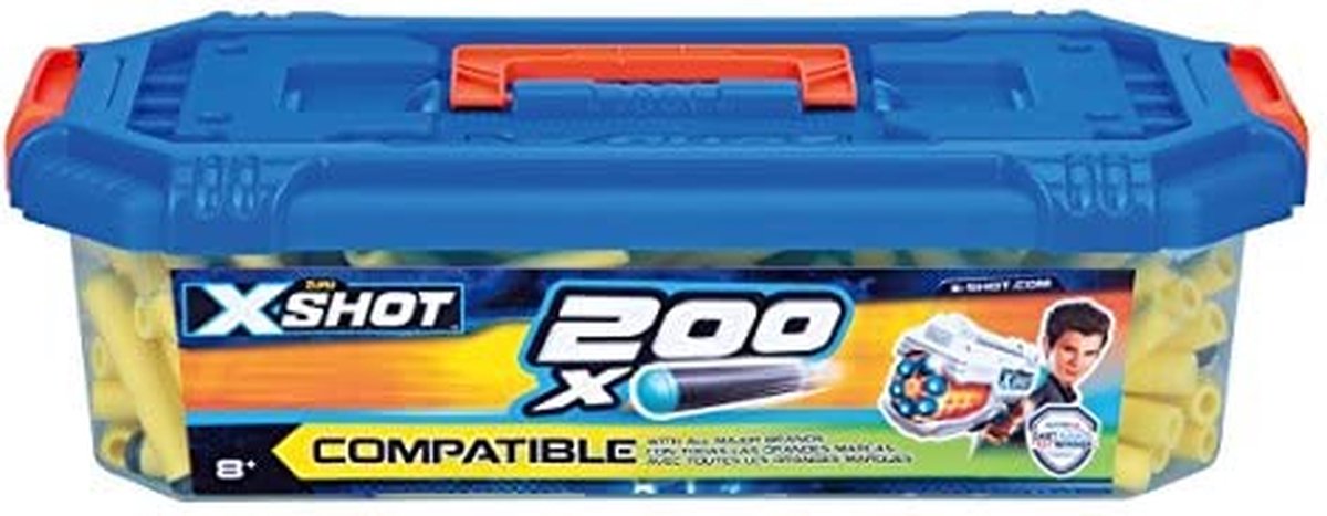 ZURU X- Shot Excel - Boîte de Opbergbox pour recharges de flèches Toy Blaster - 200 fléchettes