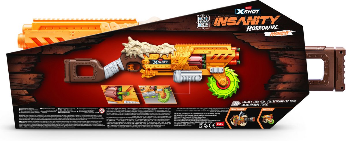 « XSHOT Insanity HorrorFire - Doomsday (incl.16 flèches) » par ZURU