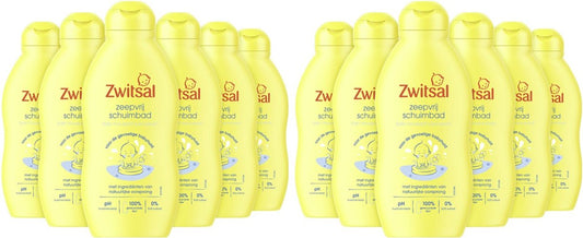 Zwitsal - Bain moussant sans savon - 12 x 200 ml