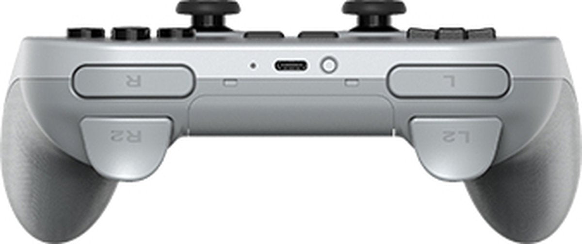 8Bitdo Pro2 Gris Bluetooth/USB Manette de jeu Analogique/Numérique Nintendo Switch, Nintendo Switch Lite, PC