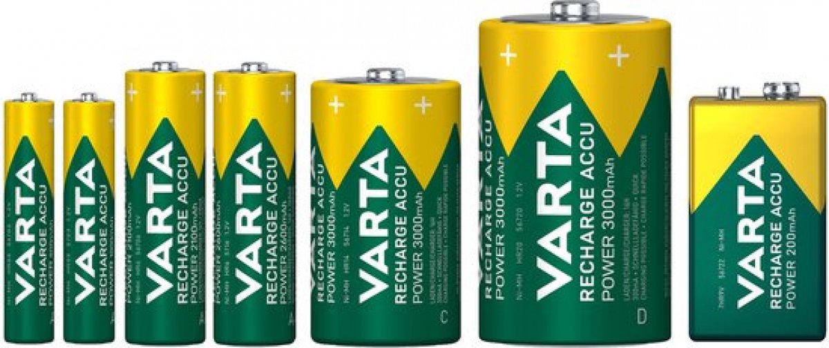 1x2 pile rechargeable Varta AA Ready2Use NiMH 2100 mAh Mignon - 2 pièces