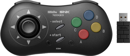 8BitDo : Manette sans fil NEOGEO - Noir (PC/Mobile/NEOGEO mini)