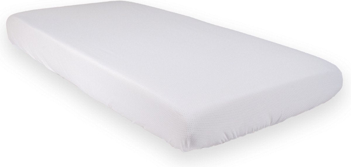 ABZ - Drap housse Airgosafe 60x120 cm DUO PACK - Blanc